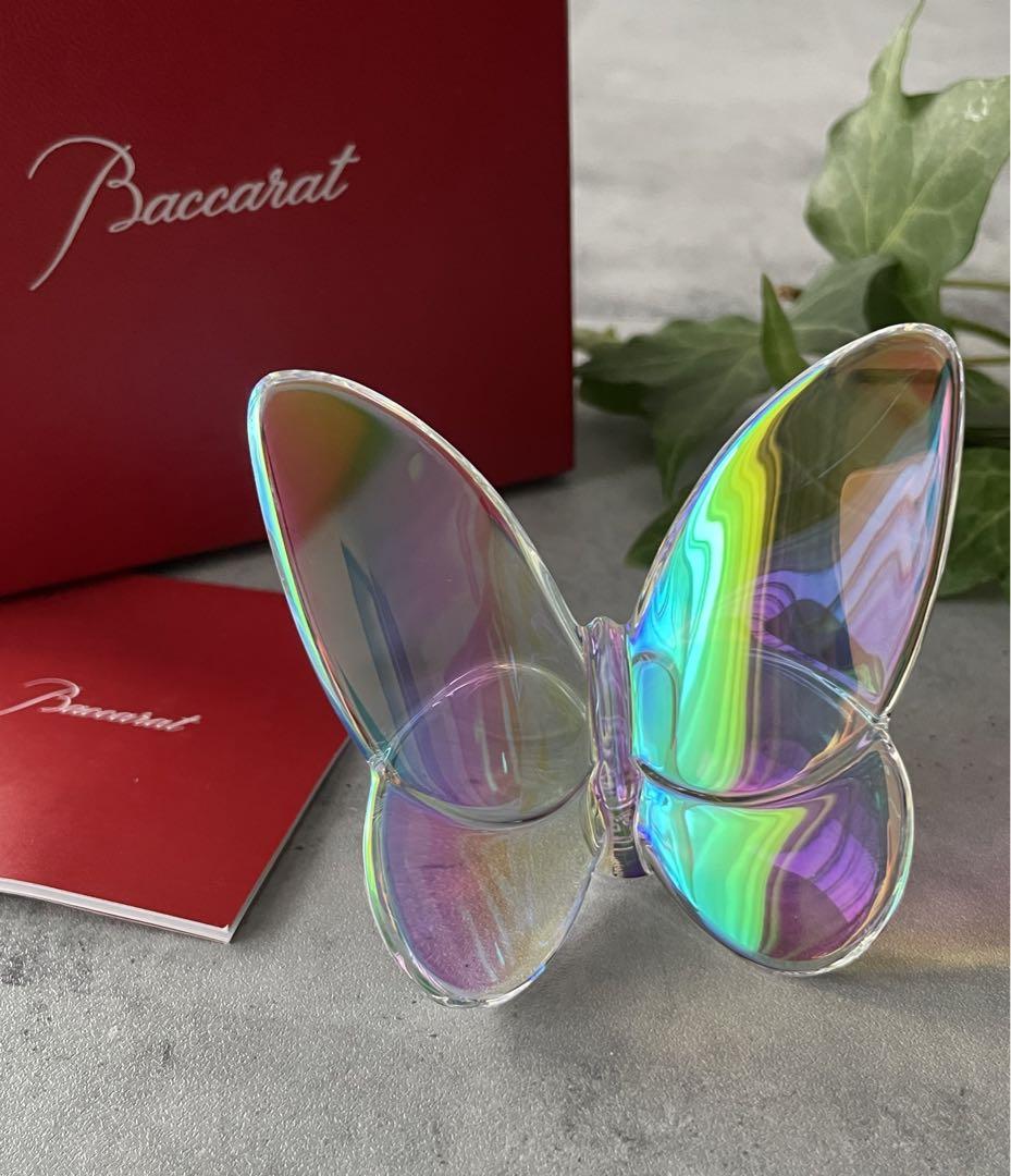 Baccarat  ラッキーバタフライ クリスタルガラス　イリゼクリア