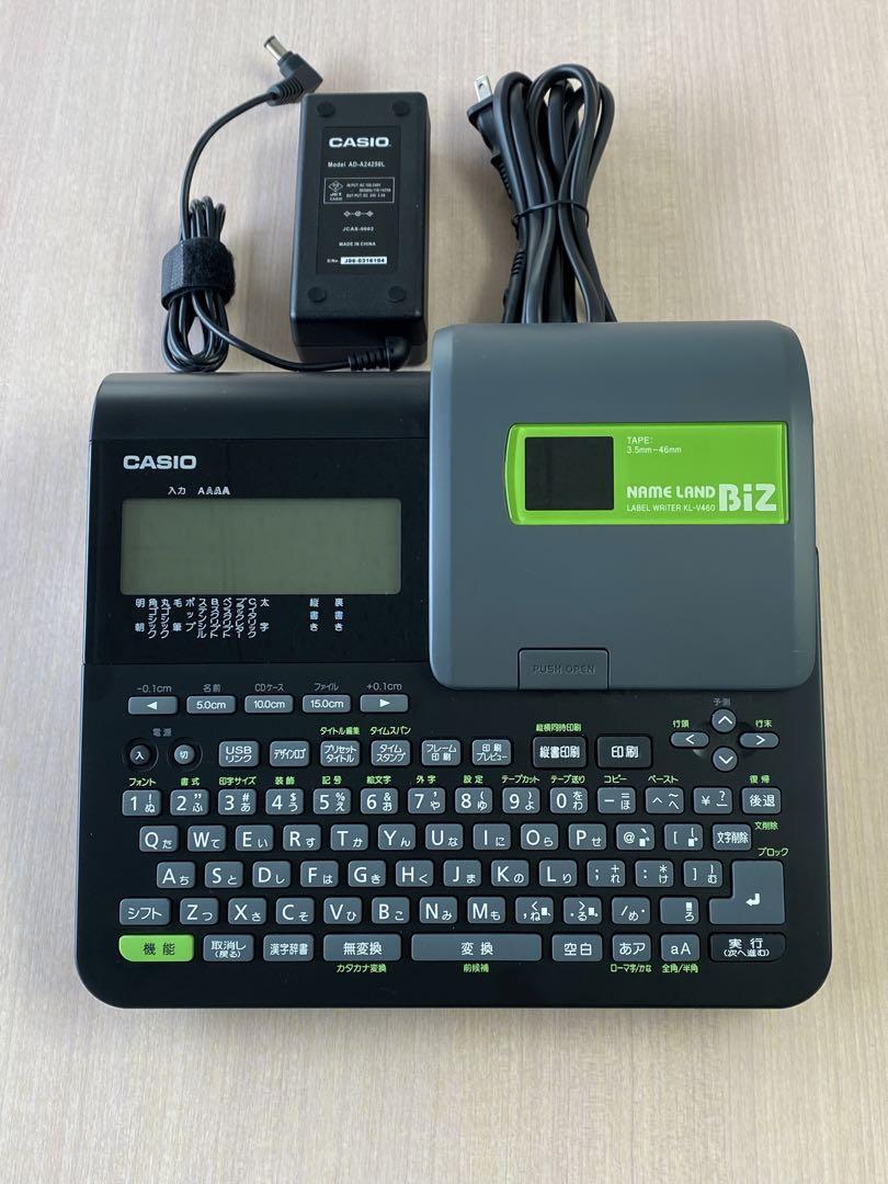素晴らしい外見 【ジャンク品】CASIO ネームランド KL-V460 テープ46mm