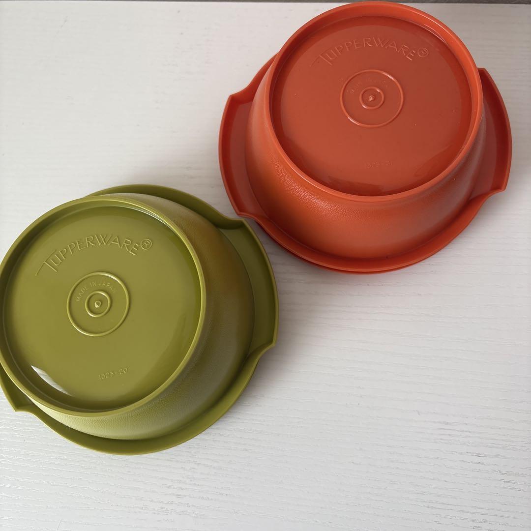 新品　タッパーウェア　ミニポピー　7個セット　レトロカラー　デコレーター