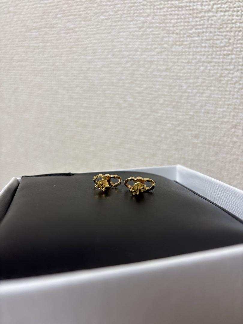 CELINE Gourmette Studs ゴールド ピアス - メルカリ