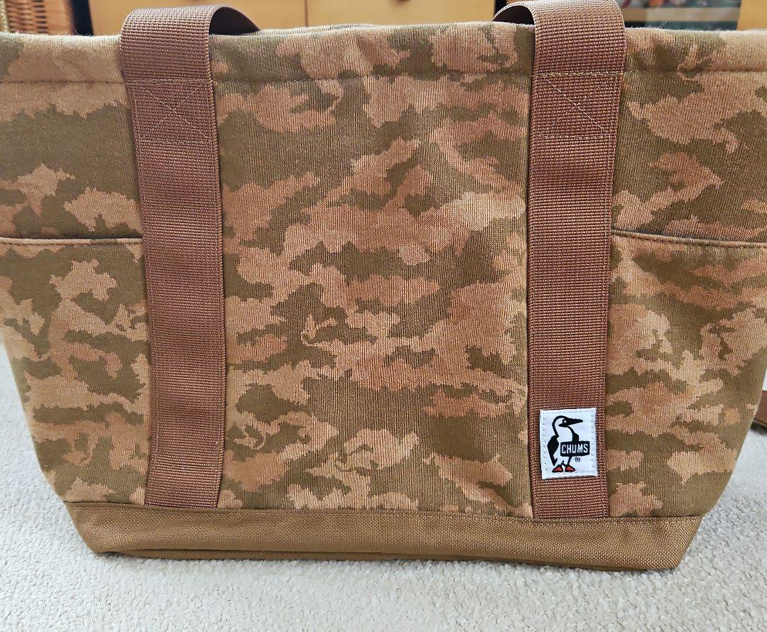 美品　チャムス　カモフラージュ トートバッグ スエット　ナイロン