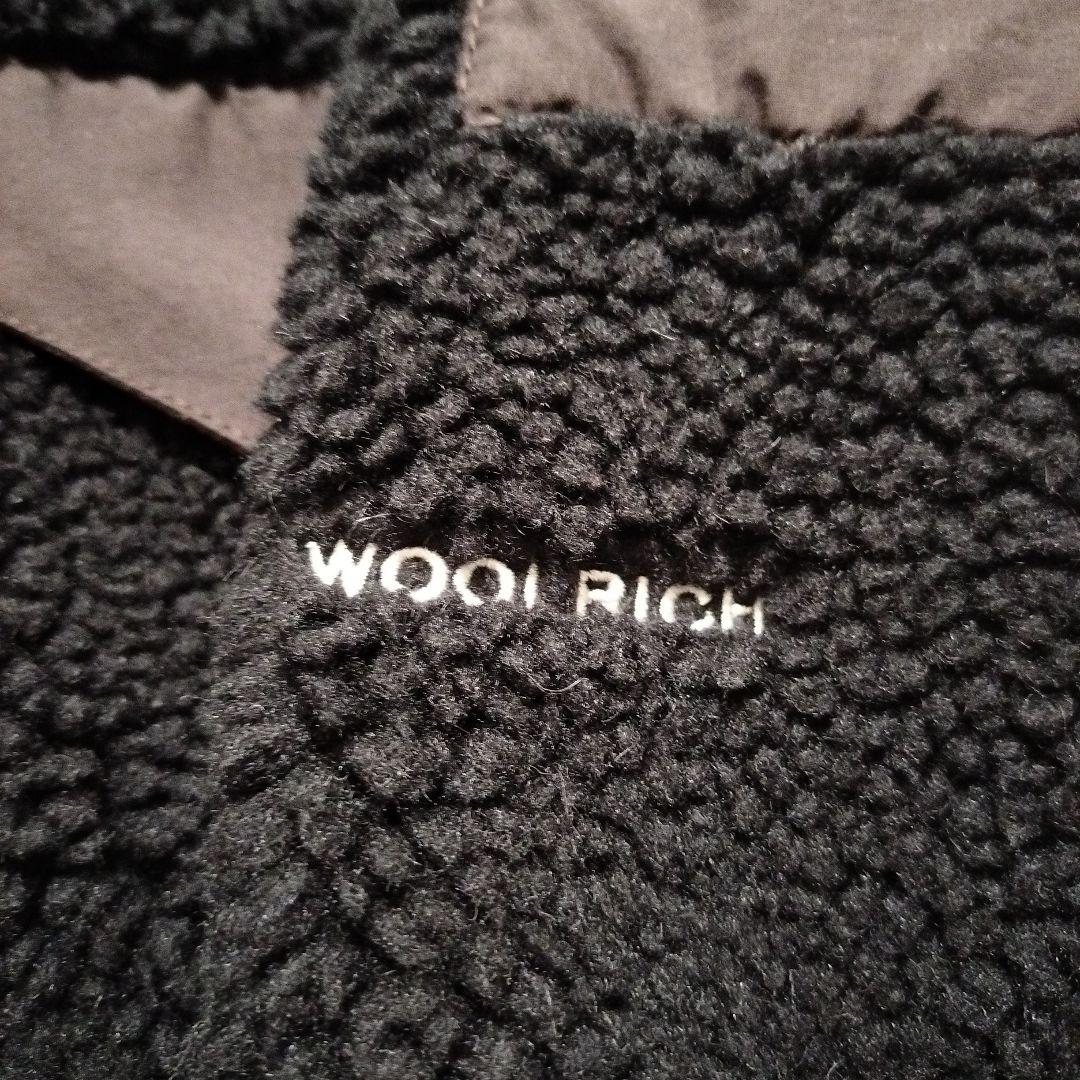 WOOLRICH ウールリッチ フリースボアジャケット ブラック М