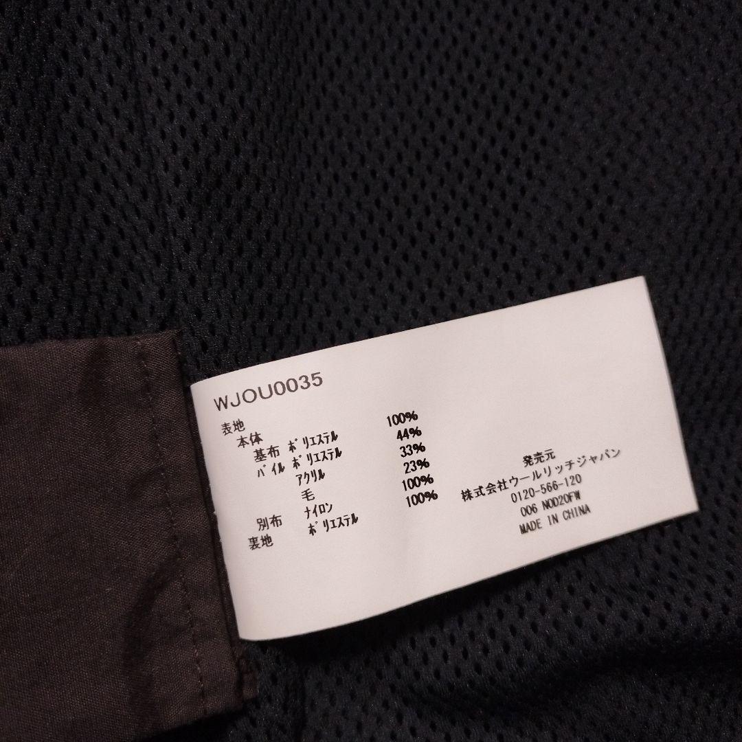 WOOLRICH ウールリッチ フリースボアジャケット ブラック М