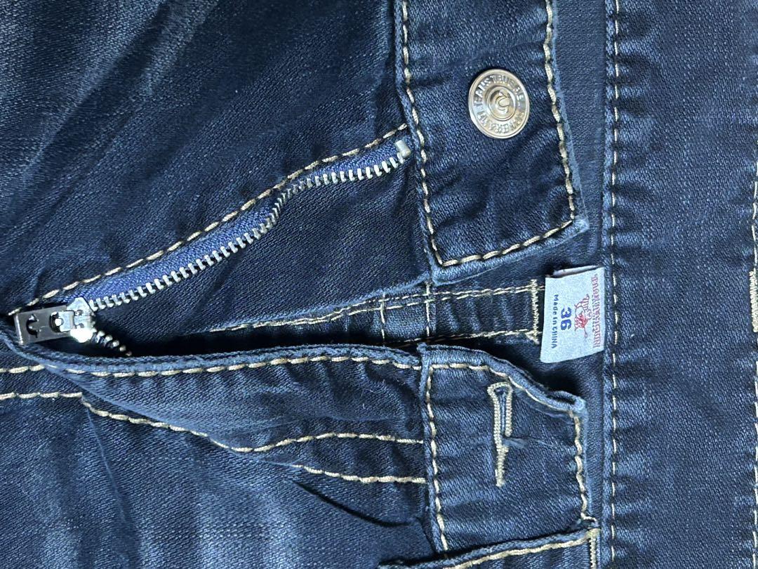 TRUE RELIGION SECTION STRAIGHT ダメージジーンズ