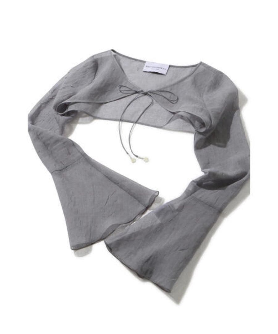 【新品】水原希子 ジルスチュアート KIKO シアーオーガンザボレロ 洗える