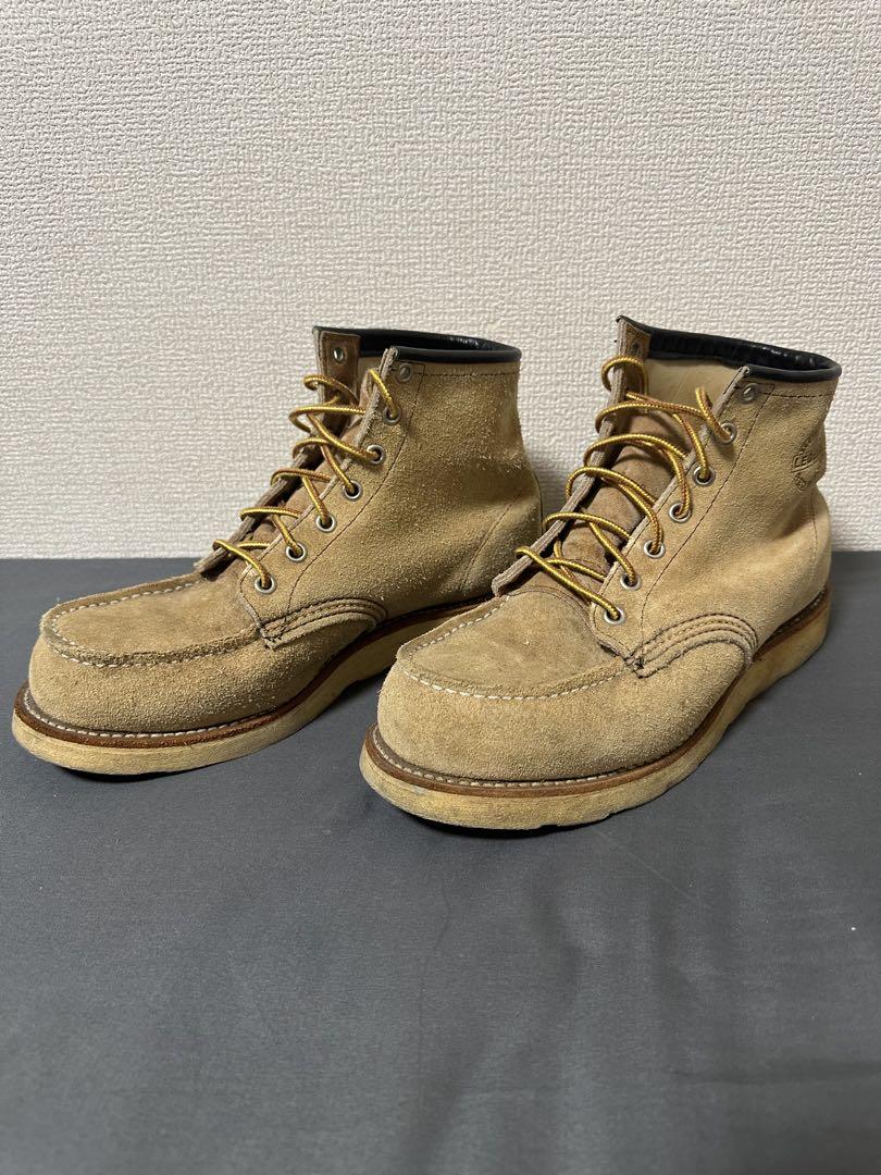 RED WING LEGEND ベージュ スエード ブーツ 犬タグ