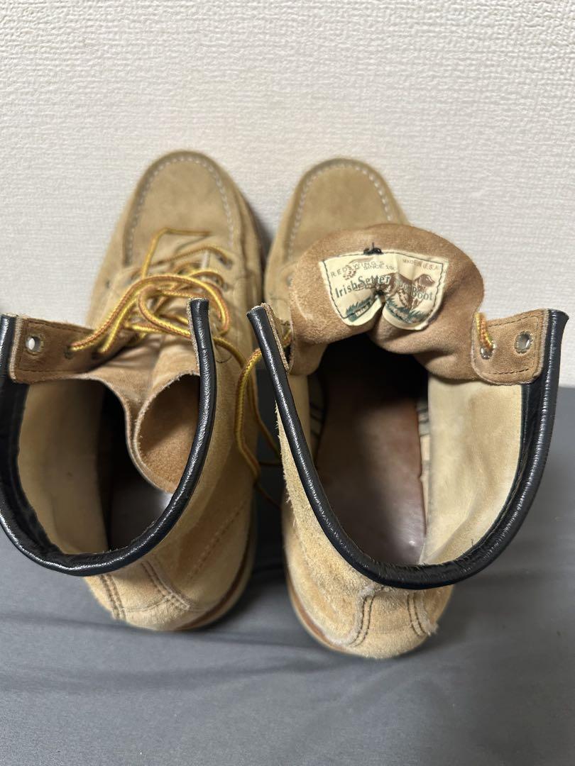 RED WING LEGEND ベージュ スエード ブーツ 犬タグ