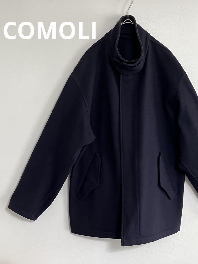 COMOLI ウール混　短丈　コート