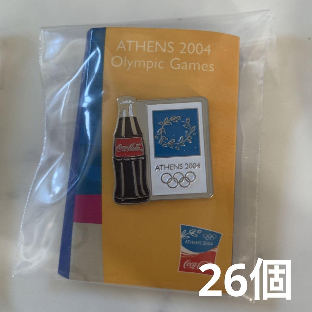 コカコーラ アテネ オリンピック 2004年 ピンバッジ まとめ売り