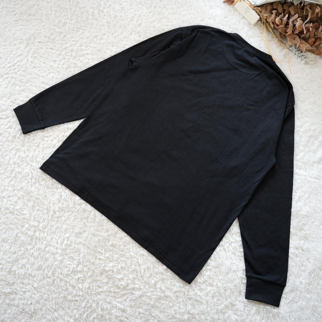 【極美品】A BATHING APE　ロゴ刺繡ロングスリーブTシャツ　2XL