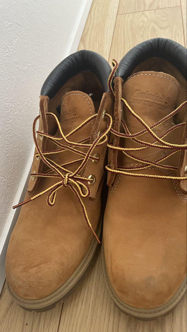 Timberland ベージュ スエード ブーツ - メルカリ