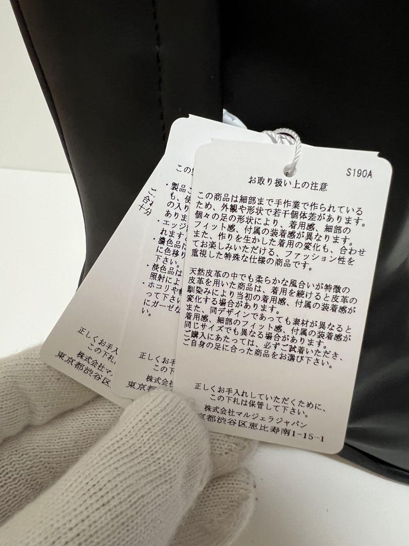 【未使用品】maison margiela  タビ　ブーツ　6cm ヒール