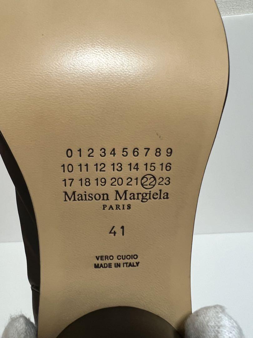 【未使用品】maison margiela  タビ　ブーツ　6cm ヒール