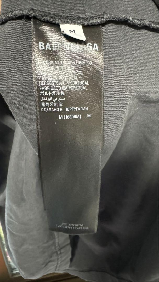 BALENCIAGA オーバーサイズ Tシャツ M ブラック