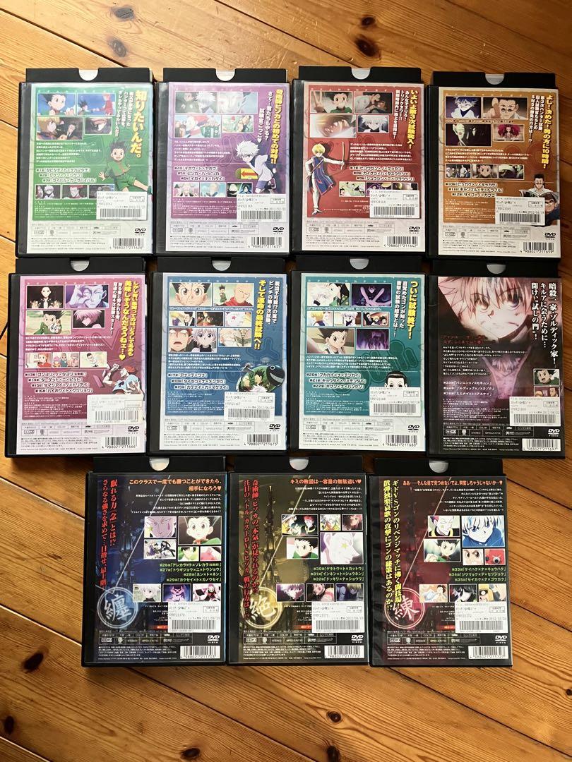 HUNTER×HUNTER ハンター dvd レンタル落44枚と漫画38巻セット HUNTER×HUNTER ハンター dvd レンタル落44枚と漫画38巻セット