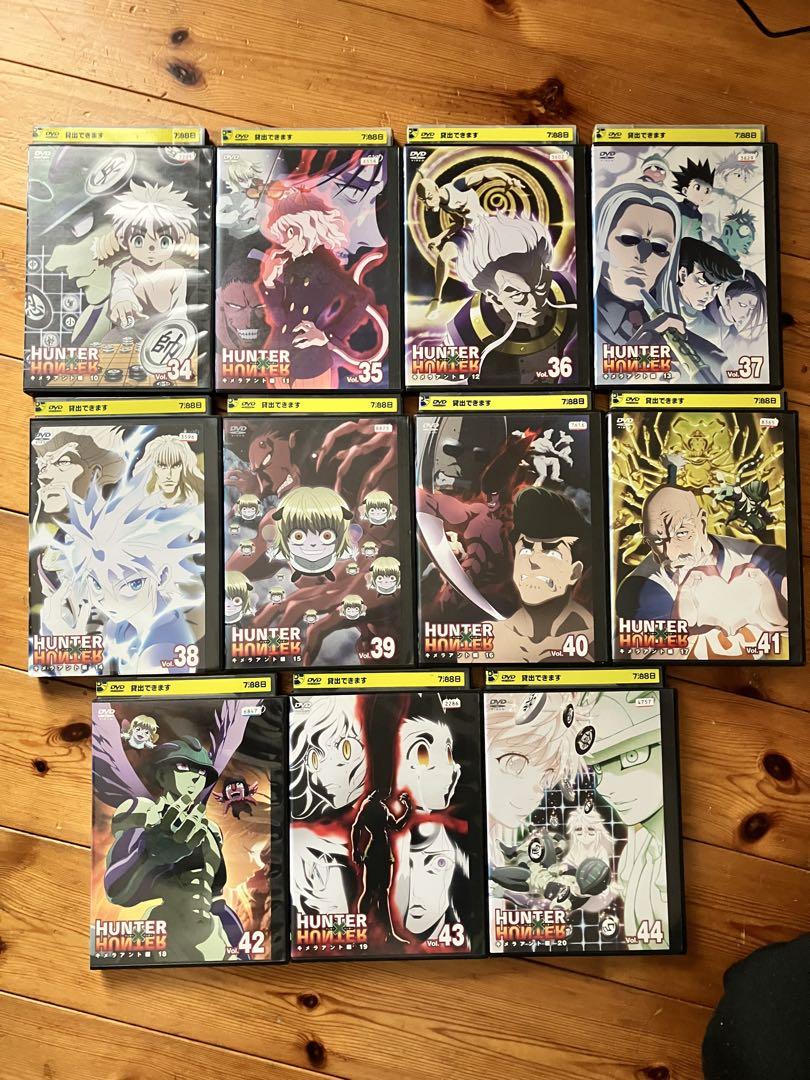 HUNTER×HUNTER ハンター dvd レンタル落44枚と漫画38巻セット