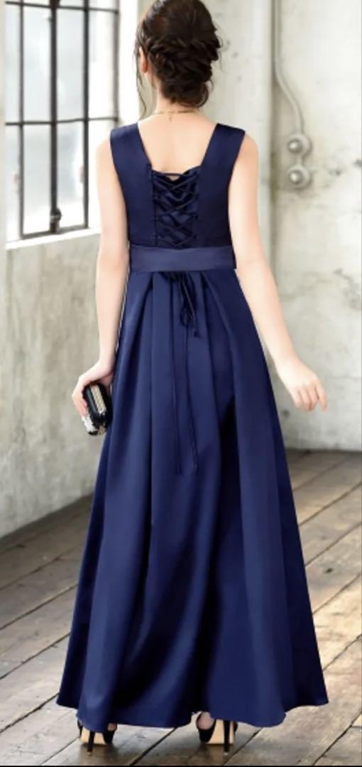 RUIRUE BOUTIQUE ロングドレス ネイビー