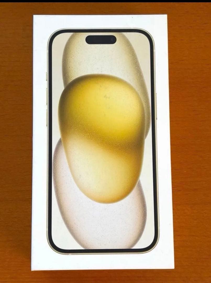 iPhone 15 128GB SIMフリー イエロー目立った傷や汚れなし