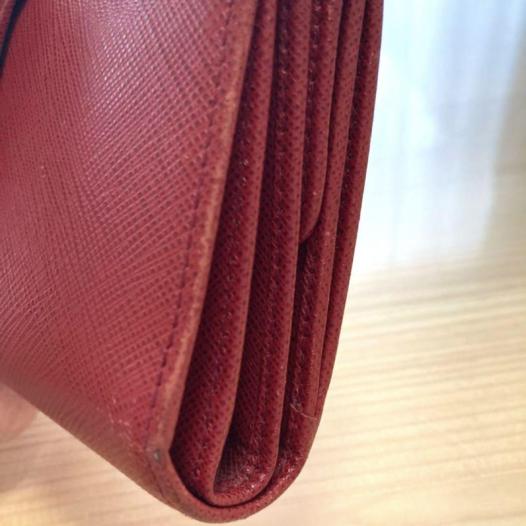 【専用】PRADA レザー レッド長財布