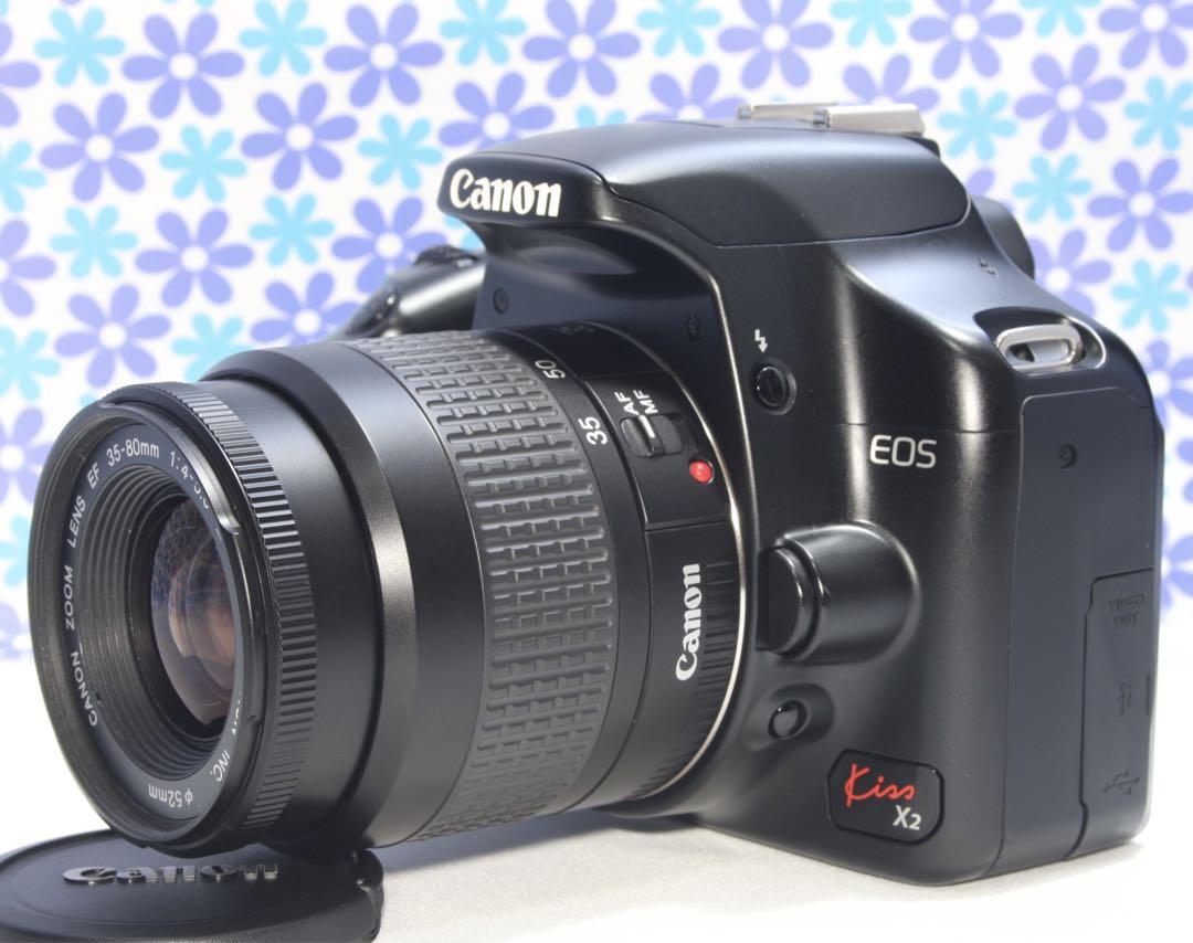 極美品❤️Canon kiss X2❤️高画質❤️高性能❤️軽量で人気のカメラ❤️