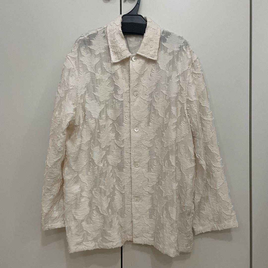 ネットオフ 送料得店  beauty&youth unitedarrowsカットジャガードシャツ - メルカリ シャツ/ブラウス(長袖/七分)
