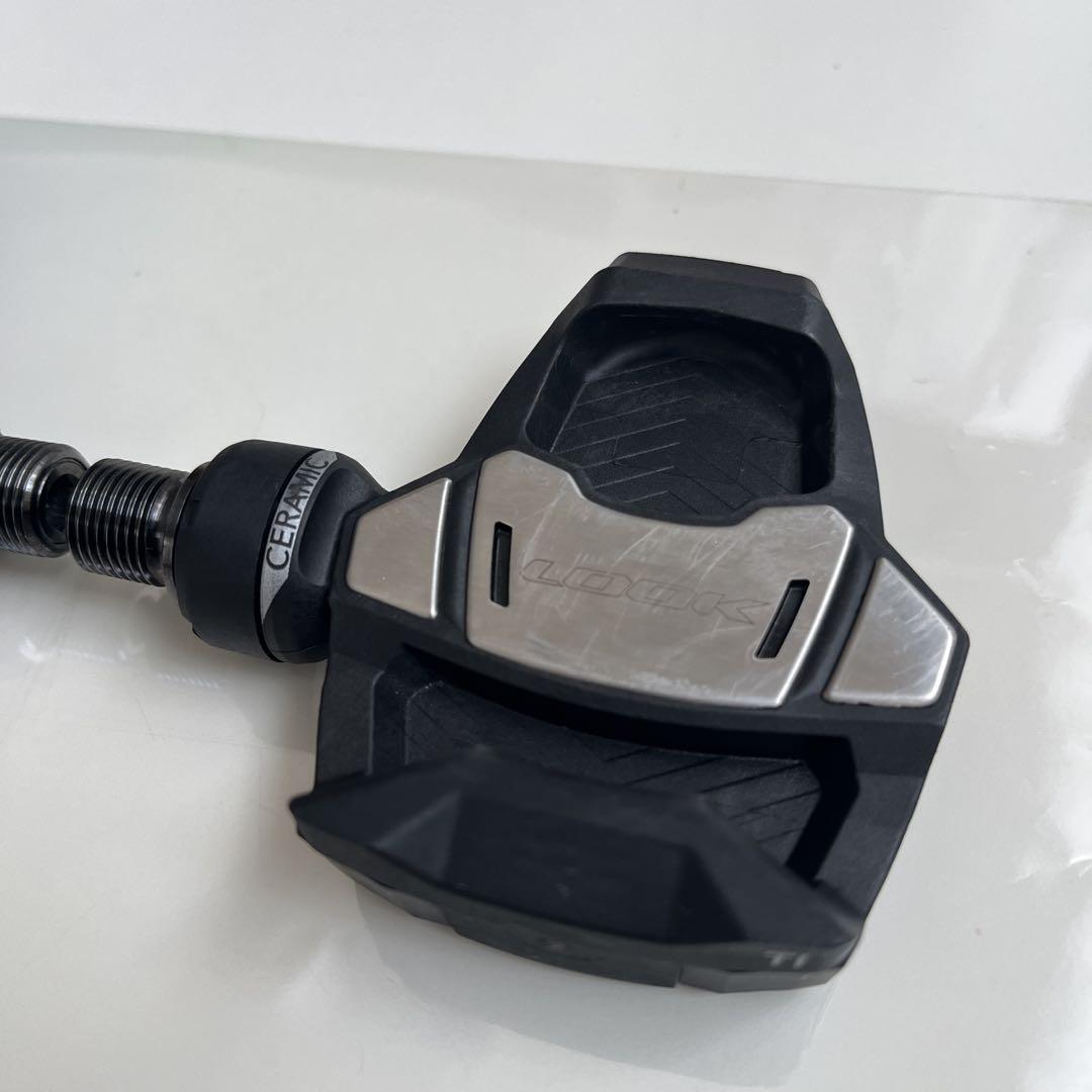 LOOK Keo Blade Ceramic TI ペダル (クリート付き) Amazon | ルック(Look) 自転車 ペダル KEO BLADE CERAMIC TI 16