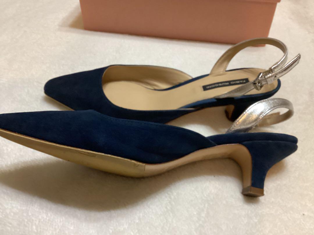 ★美品★Fabio Rusconi/ファビオルスコーニのストラップパンプス