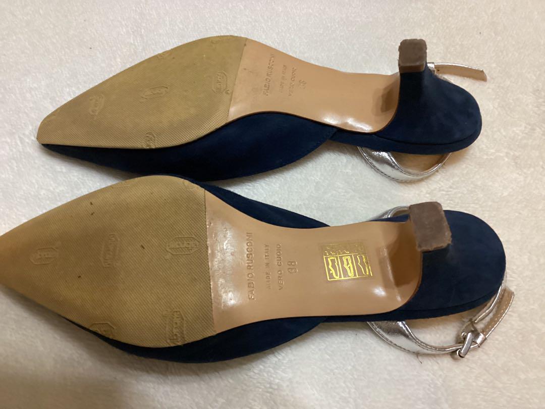 ★美品★Fabio Rusconi/ファビオルスコーニのストラップパンプス