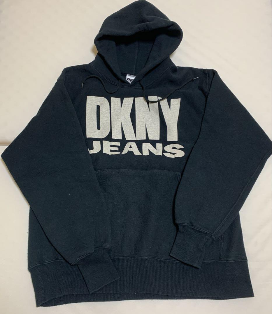 90S DKNY JEANS ロゴプリント パーカー（USA製） ダナキャラン