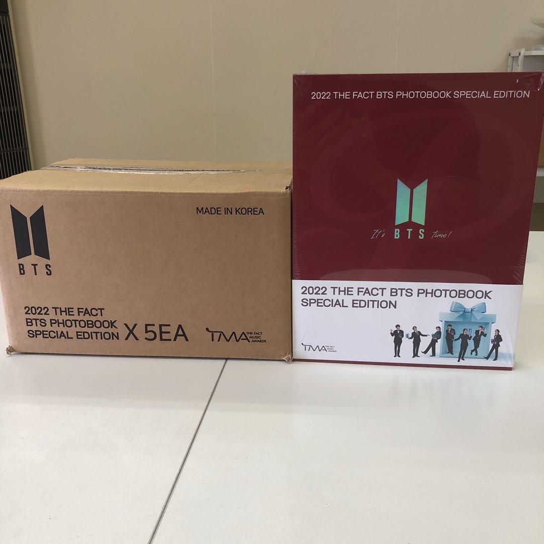 新品未使用BTS 2022 THE FACT PHOTOBOOK 5冊セット 2022 THE FACT BTS PHOTOBOOK SPECIAL EDITION + Japan BONUS