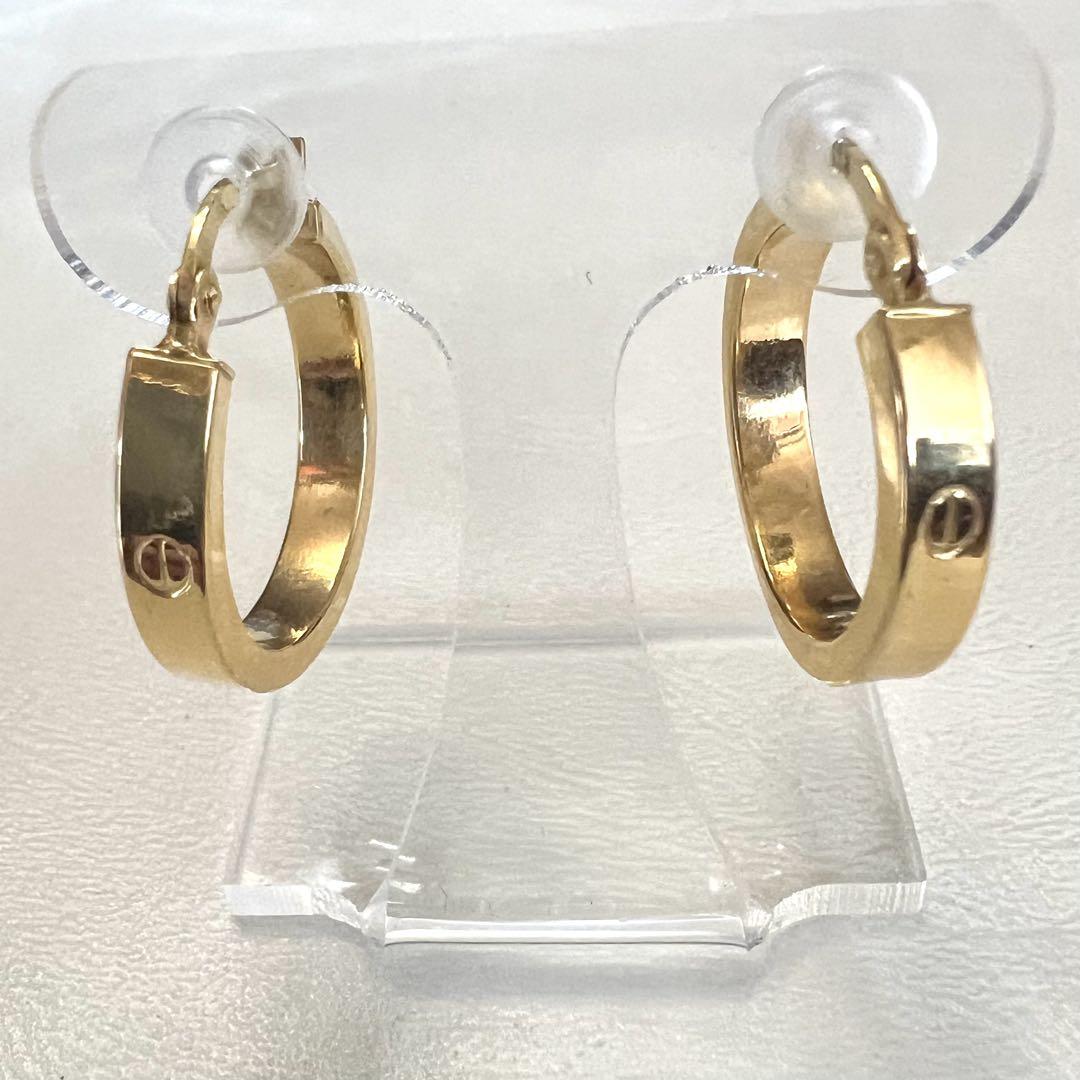 美品 K18ピアス フープピアス 18金ピアス 2.1g P786 45,800円