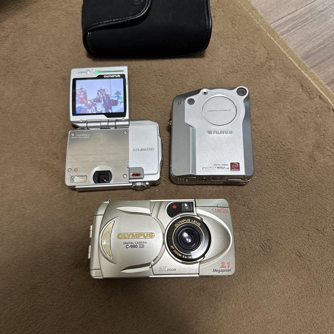 Olympus C-900 Zoom デジタルカメラ 他 3台