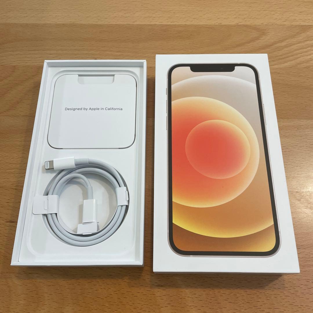 iPhone12 White 64㎇ ※箱とケーブルのみ cateslaundry.com