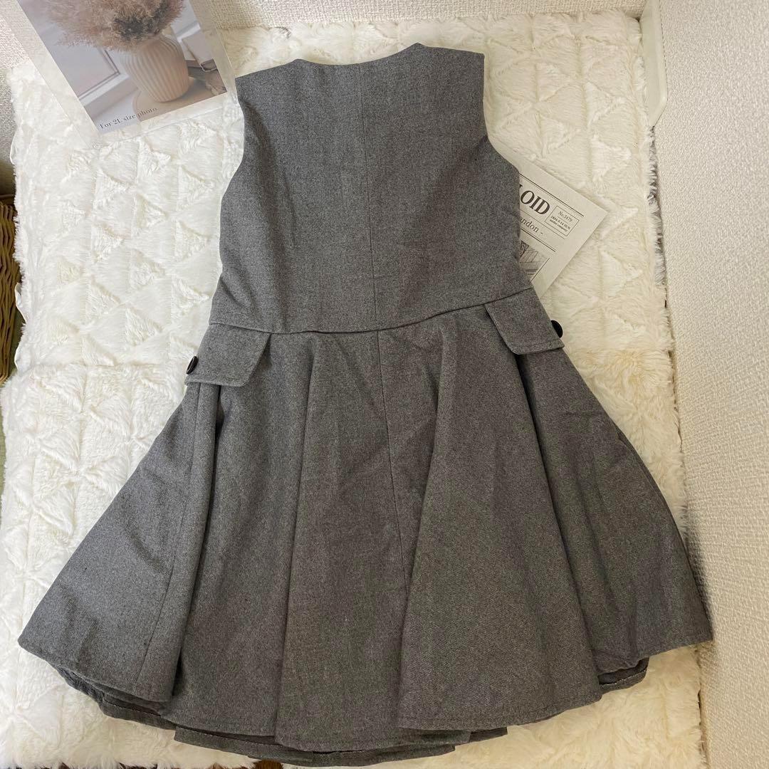 新品 110㎝ リボン ジャケット ワンピース フォーマル 子供 結婚式 発表会