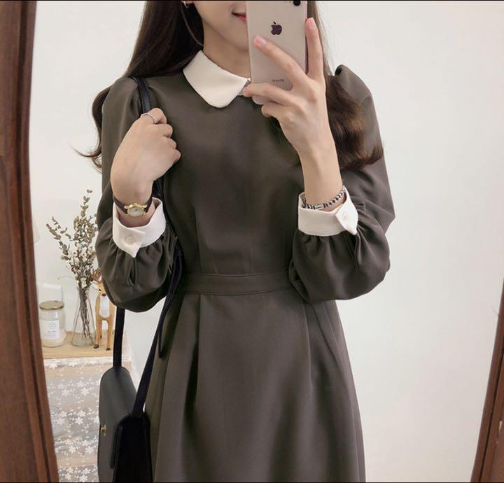 メルカリ ラスト一点 襟付き レトロワンピース aライン 韓国ファッション 茶色 ロングワンピース 2 980 中古や未使用のフリマ メルカリ ラスト一点 襟付き レトロワンピース aライン 韓国ファッション 茶色 ロングワンピース 2 980 中古や未使用のフリマ