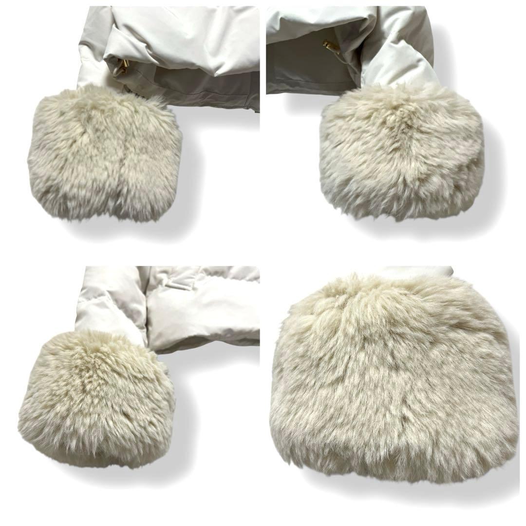 【美品】グレースコンチネンタル ファー ショート ダウン ジャケット フェザー 【美品】グレースコンチネンタル ファー ショート ダウン ジャケット フェザー