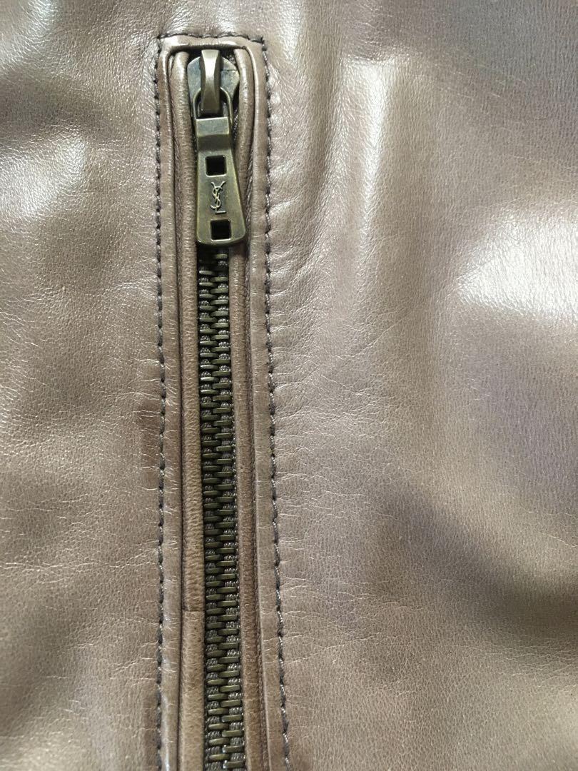 YVES SAINT LAURENT rive gauche レザージャケット
