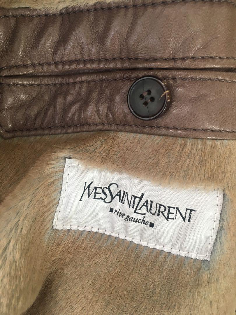 YVES SAINT LAURENT rive gauche レザージャケット