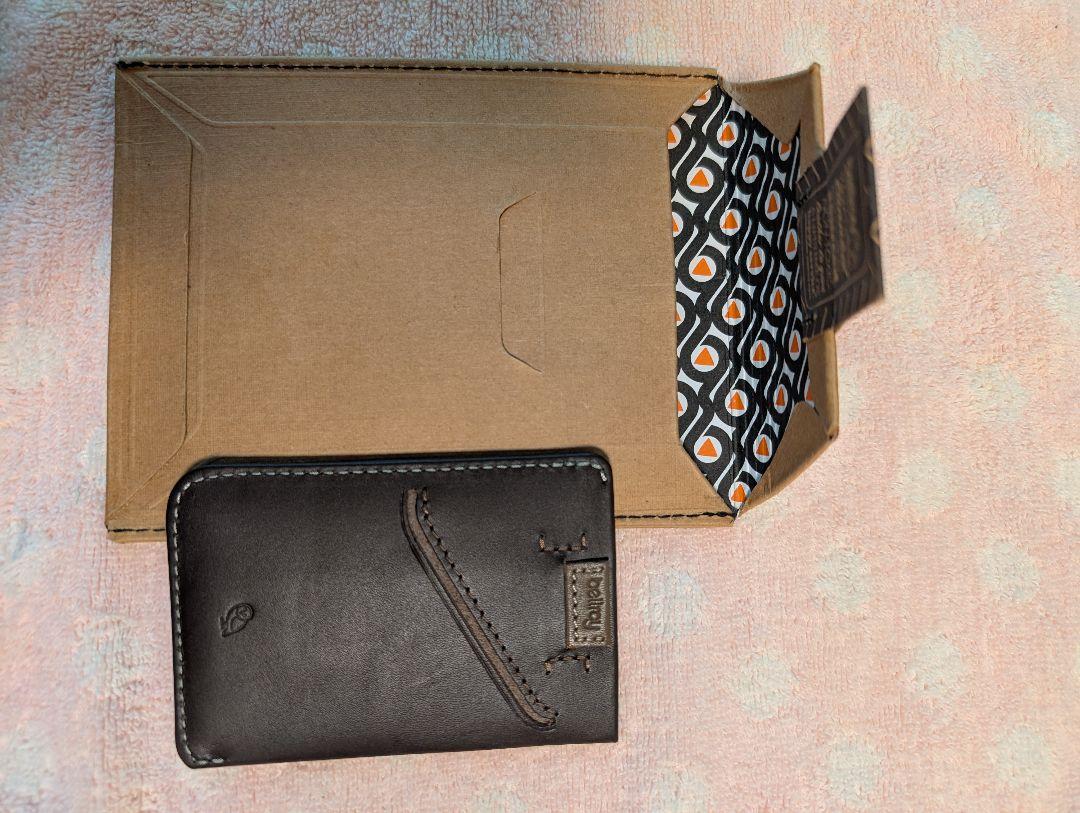 Bellroy　メンズ　レザーCard　Sleeve　ウォレット　Java