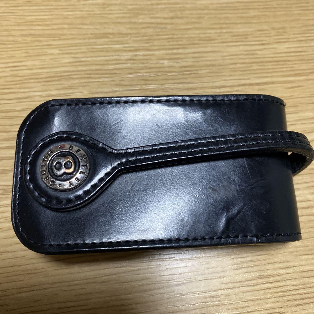 ベントレー レザーキーケース 黒