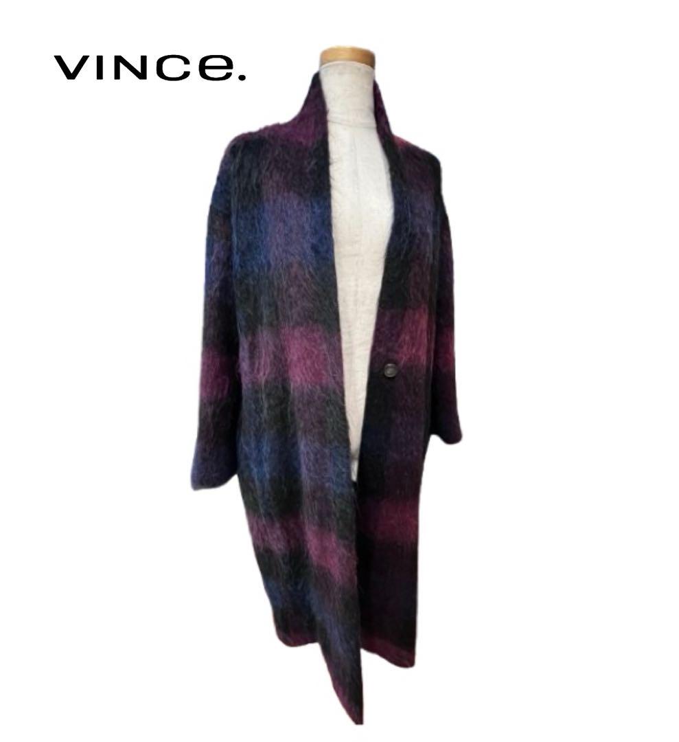新品タグ付！ヴィンスVINCE. ベルト付き ウールアルパカ コートmh519
