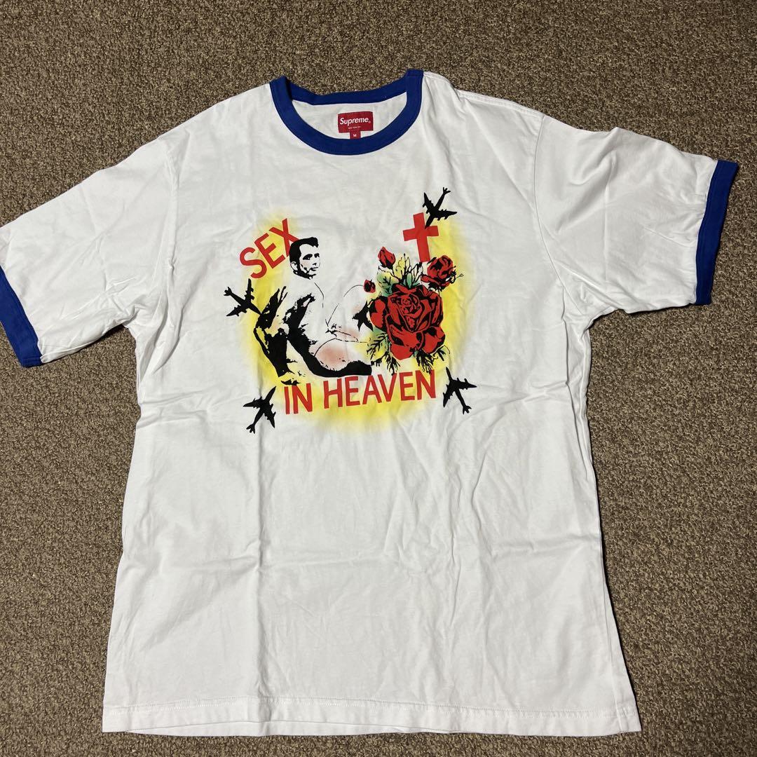 Supreme Sex in Heaven Ringer Tee White Men's - SS23 - US