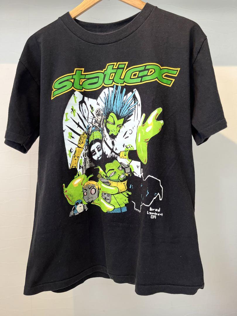 90s Static-x バンドTシャツ ビンテージ シングルステッチ