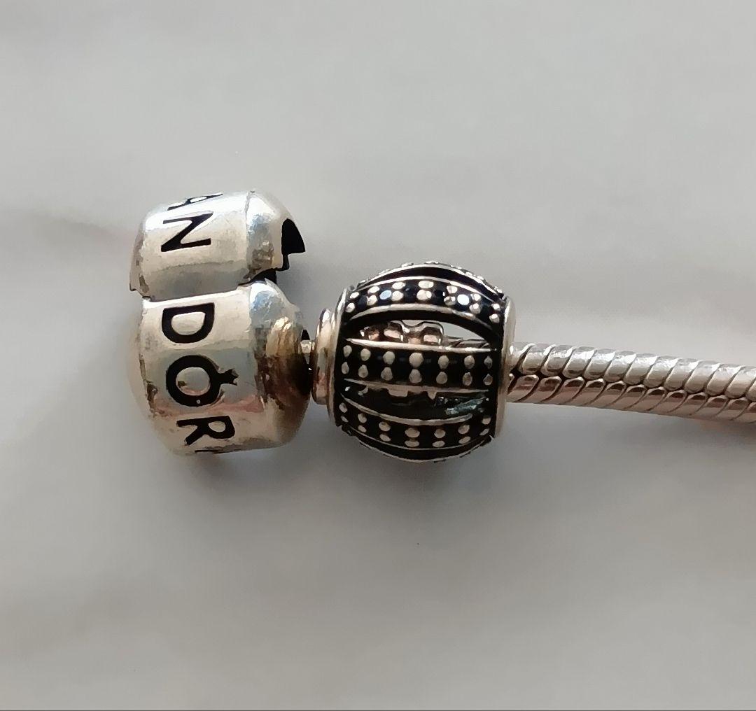 PANDORA パンドラ SILVER925 7点 チャーム付き ブレスレット