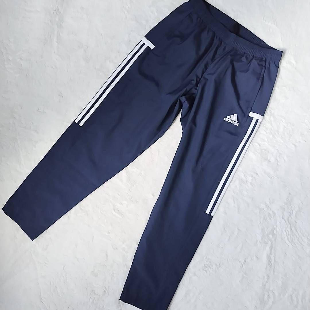 adidas ネイビー ジャージ 上下セット ウィンドブレーカーとシャカパン