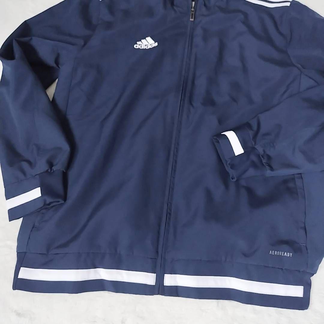 adidas ネイビー ジャージ 上下セット ウィンドブレーカーとシャカパン