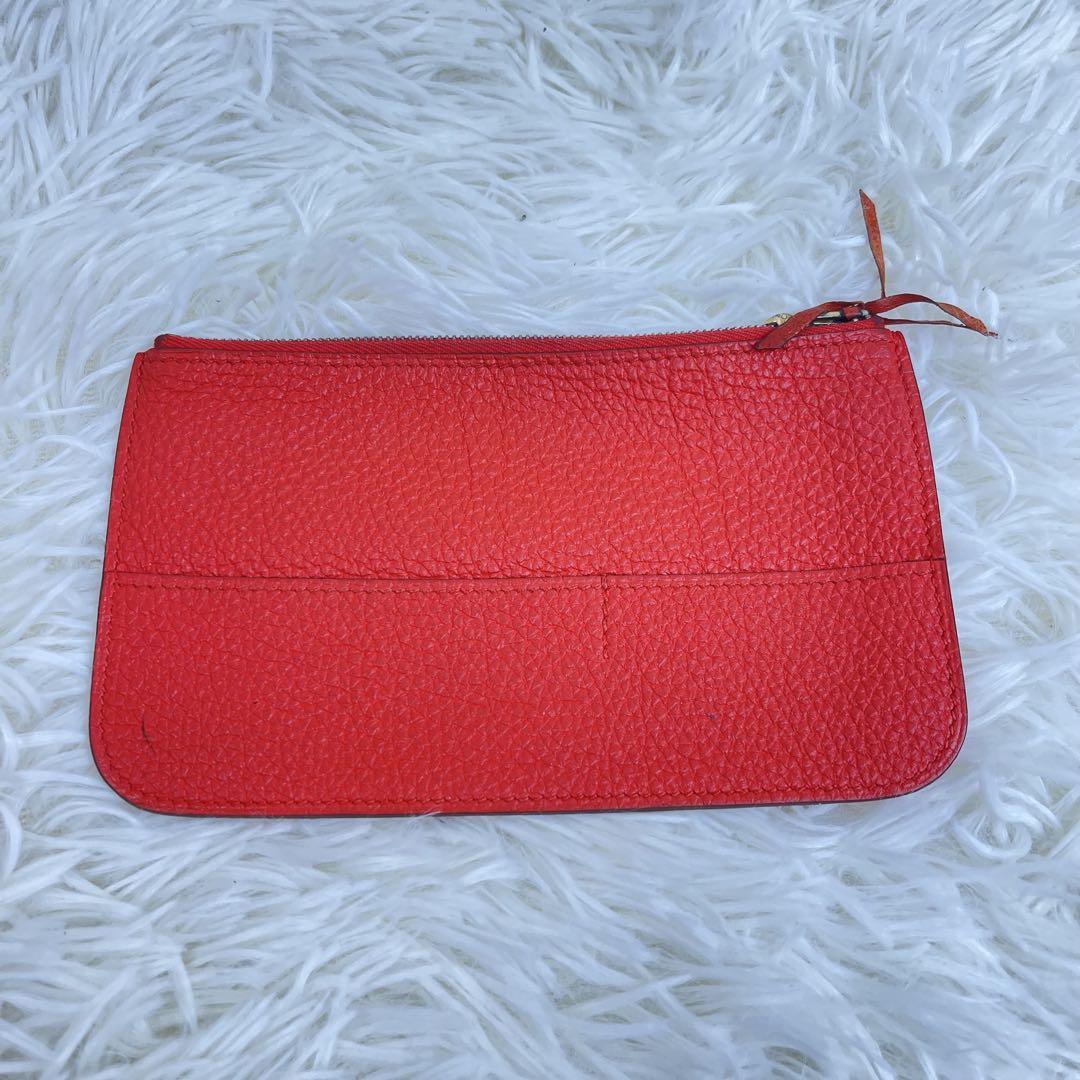 HERMES✨️ドゴン 長財布 オレンジ 希少 ゴールド金具 エルメス GM