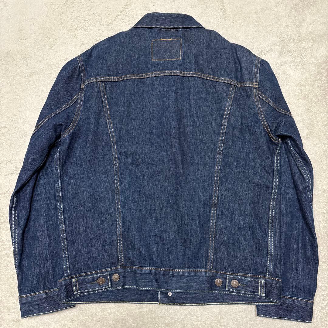 極美品✨濃紺◎リーバイス 72334 デニムジャケット　L 70506型ポケ付き Levis リーバイス デニムジャケット 72334 70506型 ポケ付 濃紺