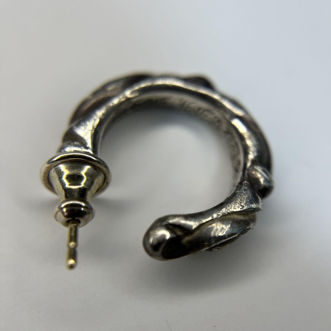 Chrome Hearts スクロール フープ ピアス インボイス原本