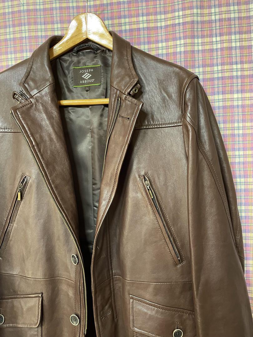 JOSEPH ABBOUD◼️シープ・レザー・ジャケット◼️テーラード